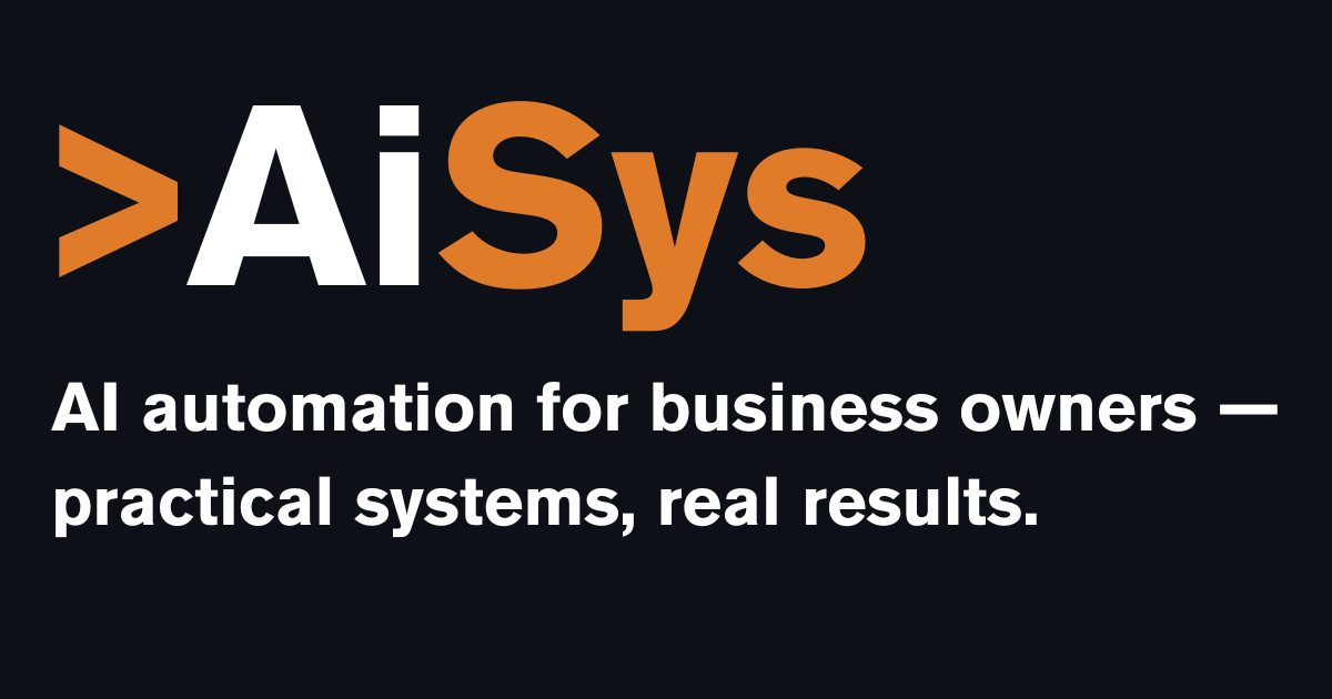 AI Business Systems logo – Hampshire Chamber Member
